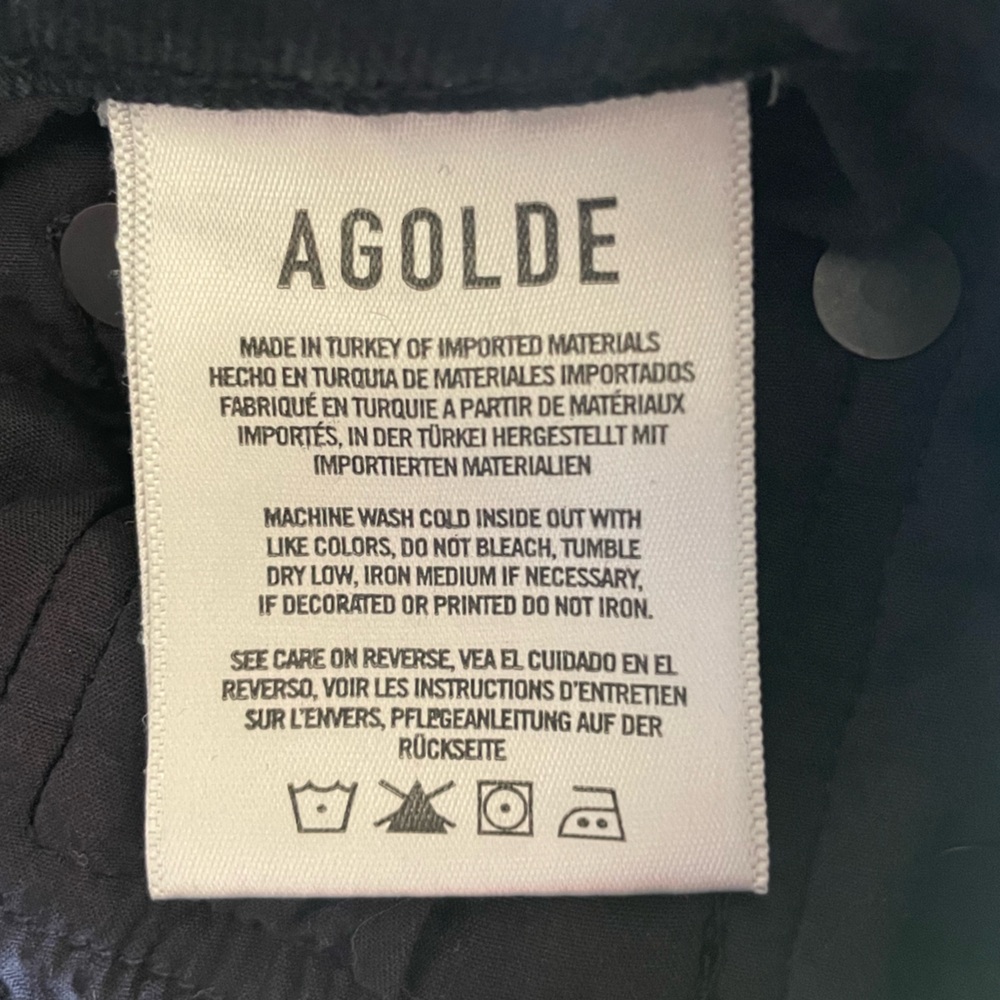 Agolde Black/Charcoal Denim Jeans Size 25 - Picture 12 of 13